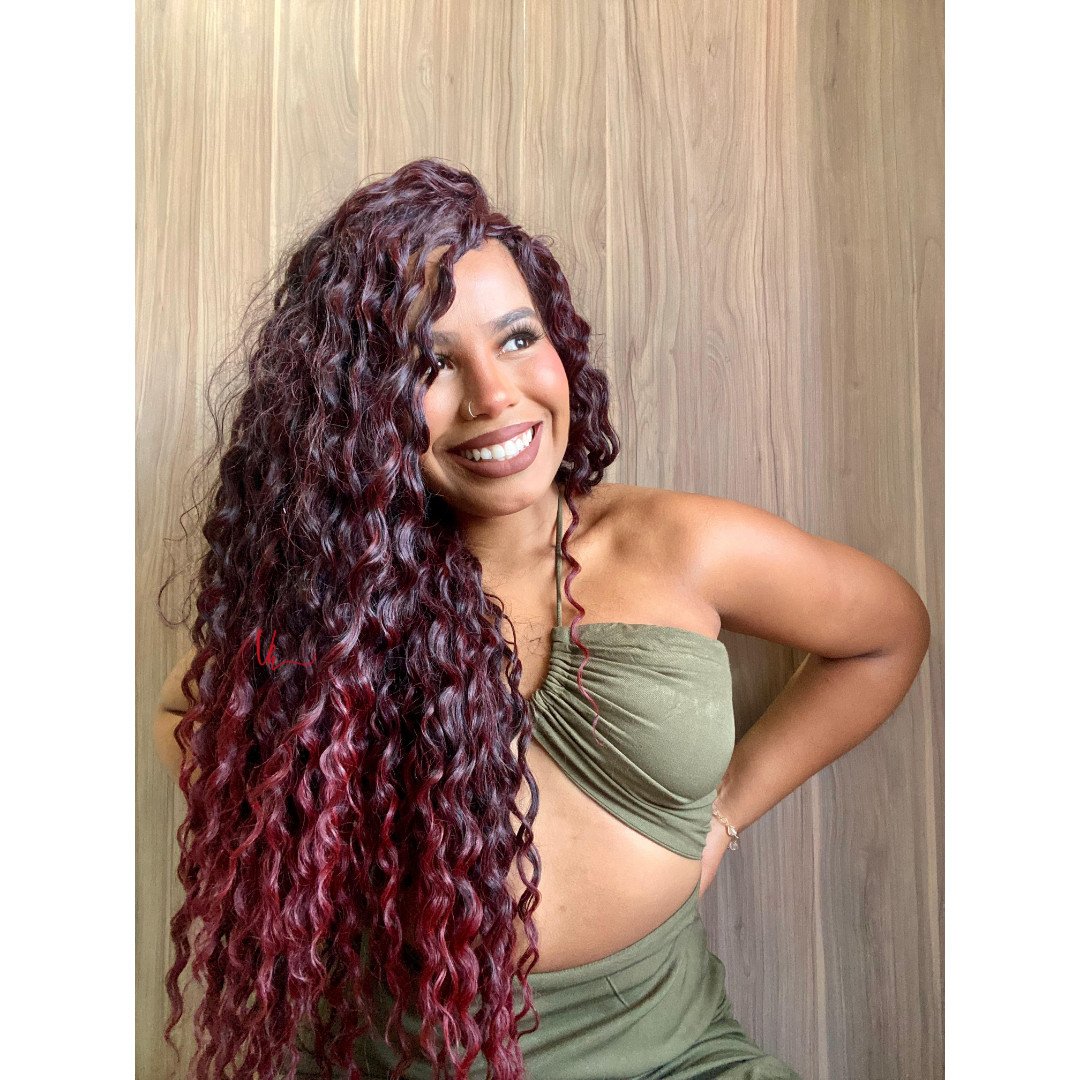 Cabelo Crochet Braids Katrine 65cm Cacheado Bio Vegetal Aspecto